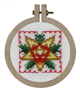 204023 - PAKO 5cm DIA COUNTED CROSS STITCH KIT STAR
