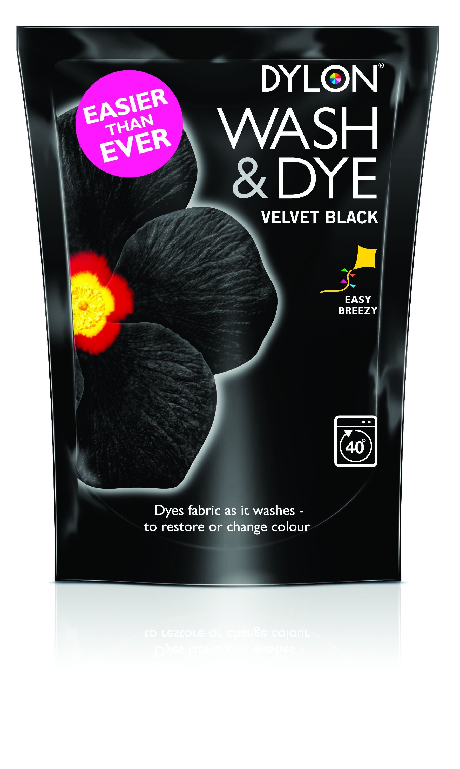 2044388  DYLON WASH & DYE INTENSE BLACK **350GM**