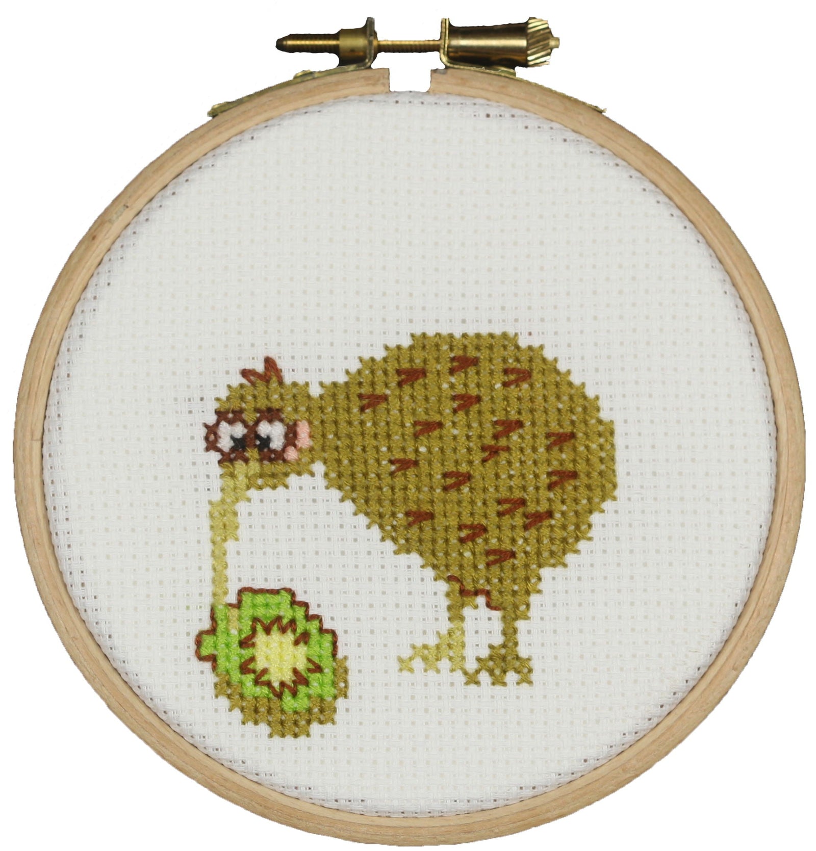 207906 - PAKO 10cm KIWI BIRD COUNTED CROSS STITCH KIT