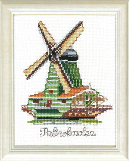 210839 - PAKO 13X17cm WINDMILL COUNTED CROSS STITCH KIT