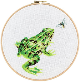212351 - PAKO 22cm FROG COUNTED CROSS STITICH KIT