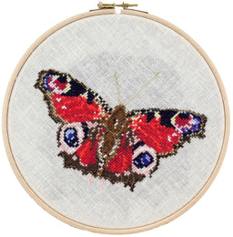 212352 - PAKO 20cm BUTTERFLY COUNTED CROSS STITCH KIT