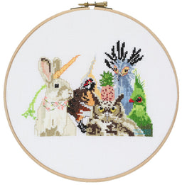 212355 - PAKO 22.5cm ANIMAL PARTY COUNTED CROSS STITCH