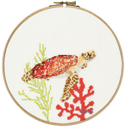 212357 - PAKO 20cm SEA TURTLE COUNTED CROSS STITCH