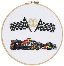 212358  PAKO 20cm RACING CAR COUNTED CROSS STITICH KIT