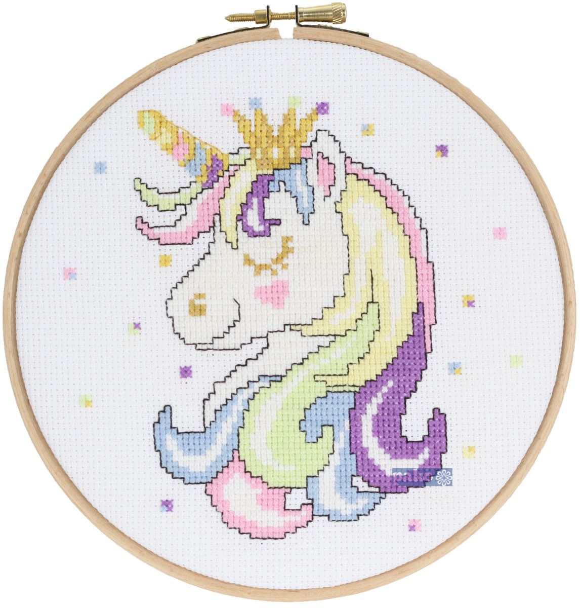 212359  PAKO 17cm UNICORN COUNTED CROSS STITICH KIT