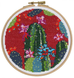 212373  PAKO 15cm CACTI COUNTED CROSS STITICH KIT