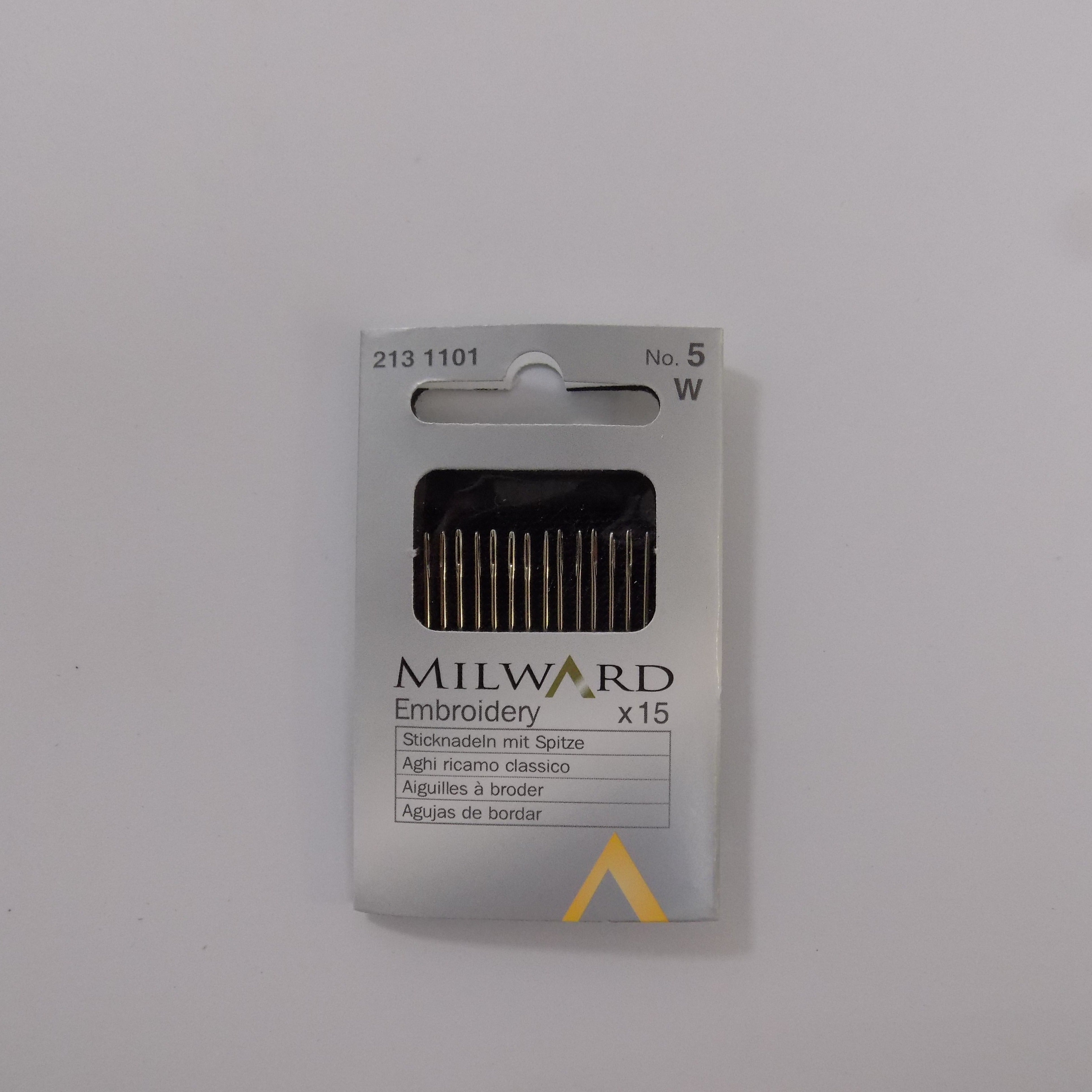 2131101  **MILWARD EMBROIDERY NO 5 (15 NEEDLES)