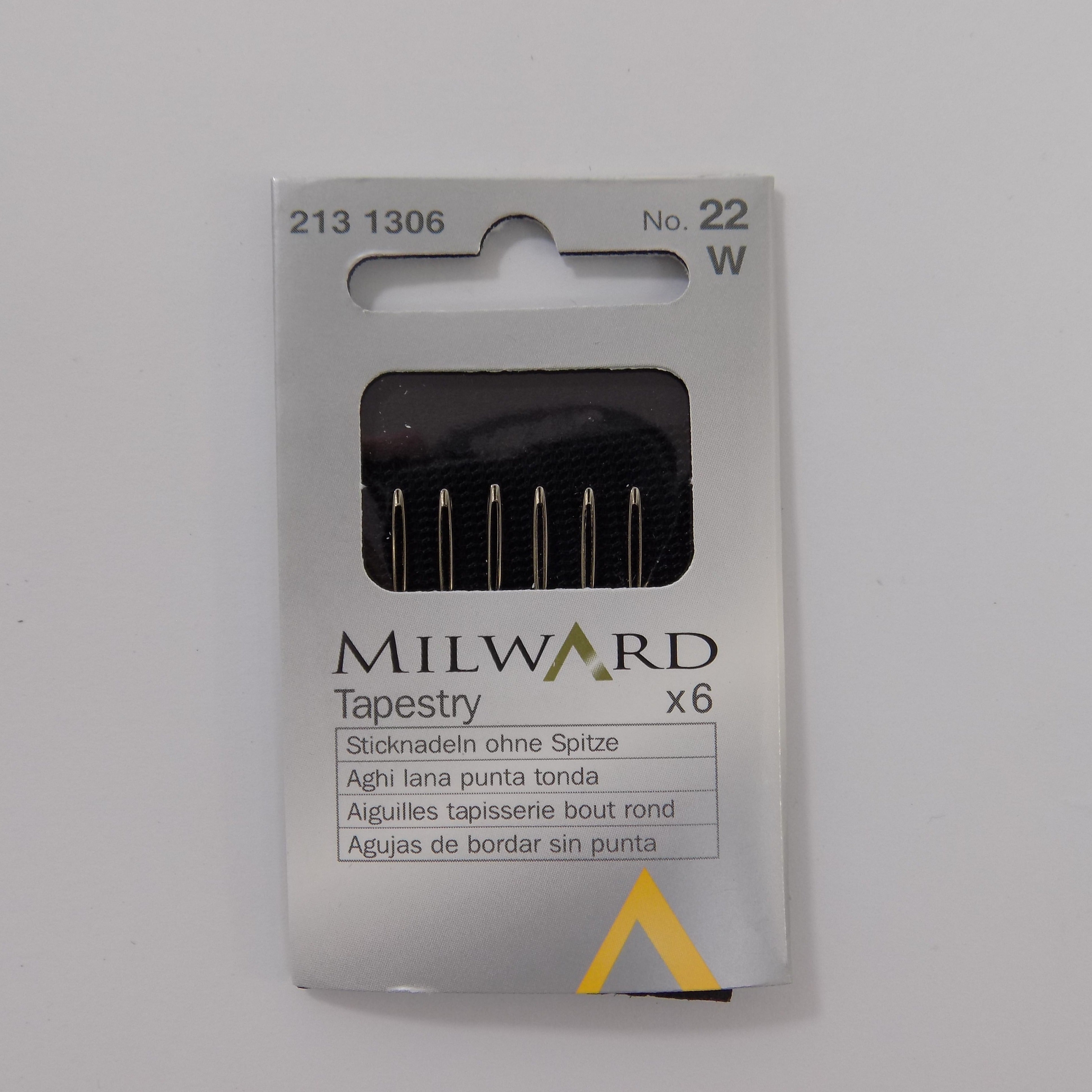 2131306  **MILWARD TAPESTRY EMB NO 22 (6 NEEDLES)