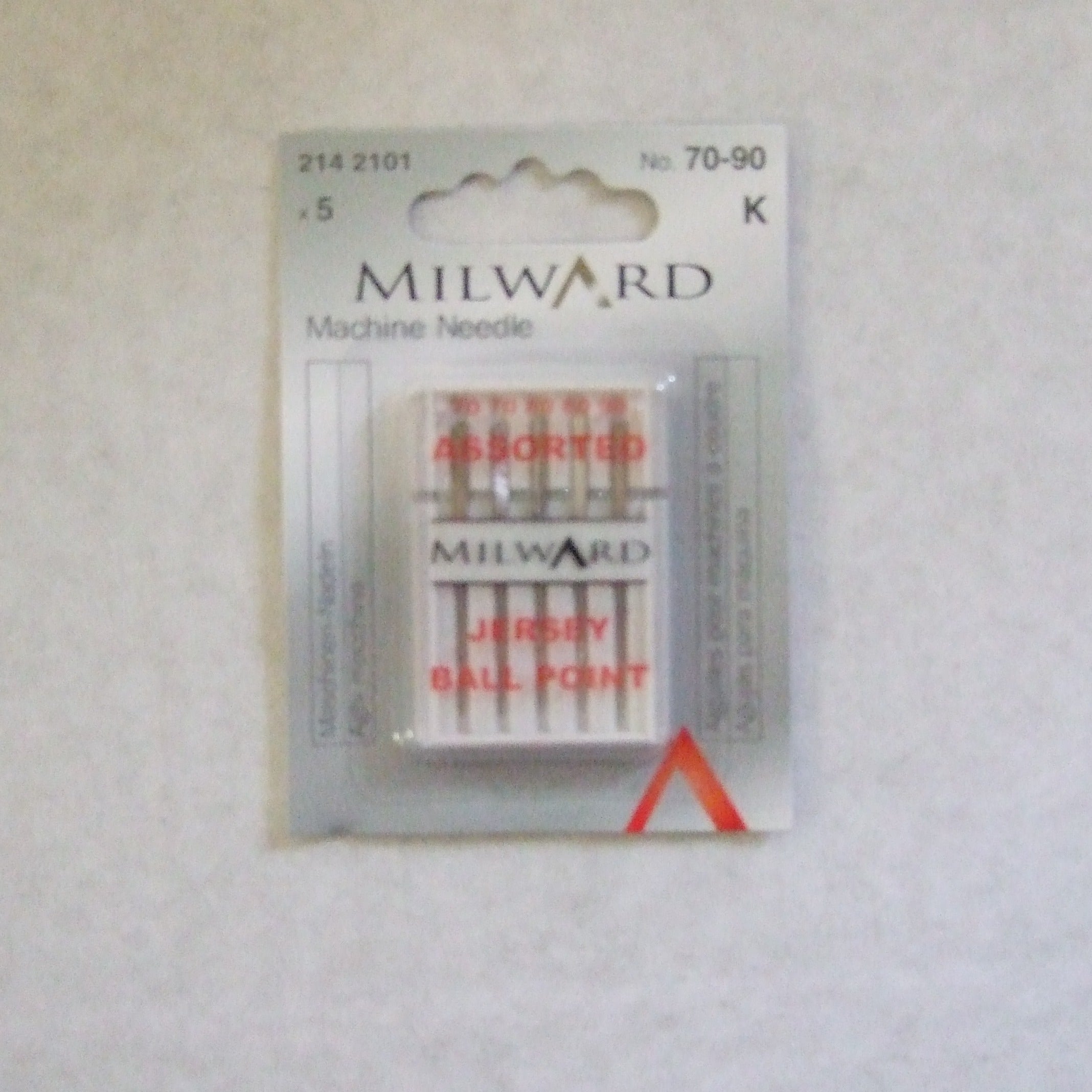 2142101  **MILWARD JERSEY M/NEEDLE FL SH ASS 70-70-80-80-90 (5)
