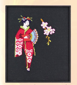 216221 - PAKO 21X25cm GEISHA COUNTED CROSS STITCH KIT