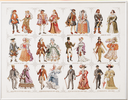 219258 - PAKO 77X98cm HISTORICAL DRESS COUNTED CROSS STITCH KIT