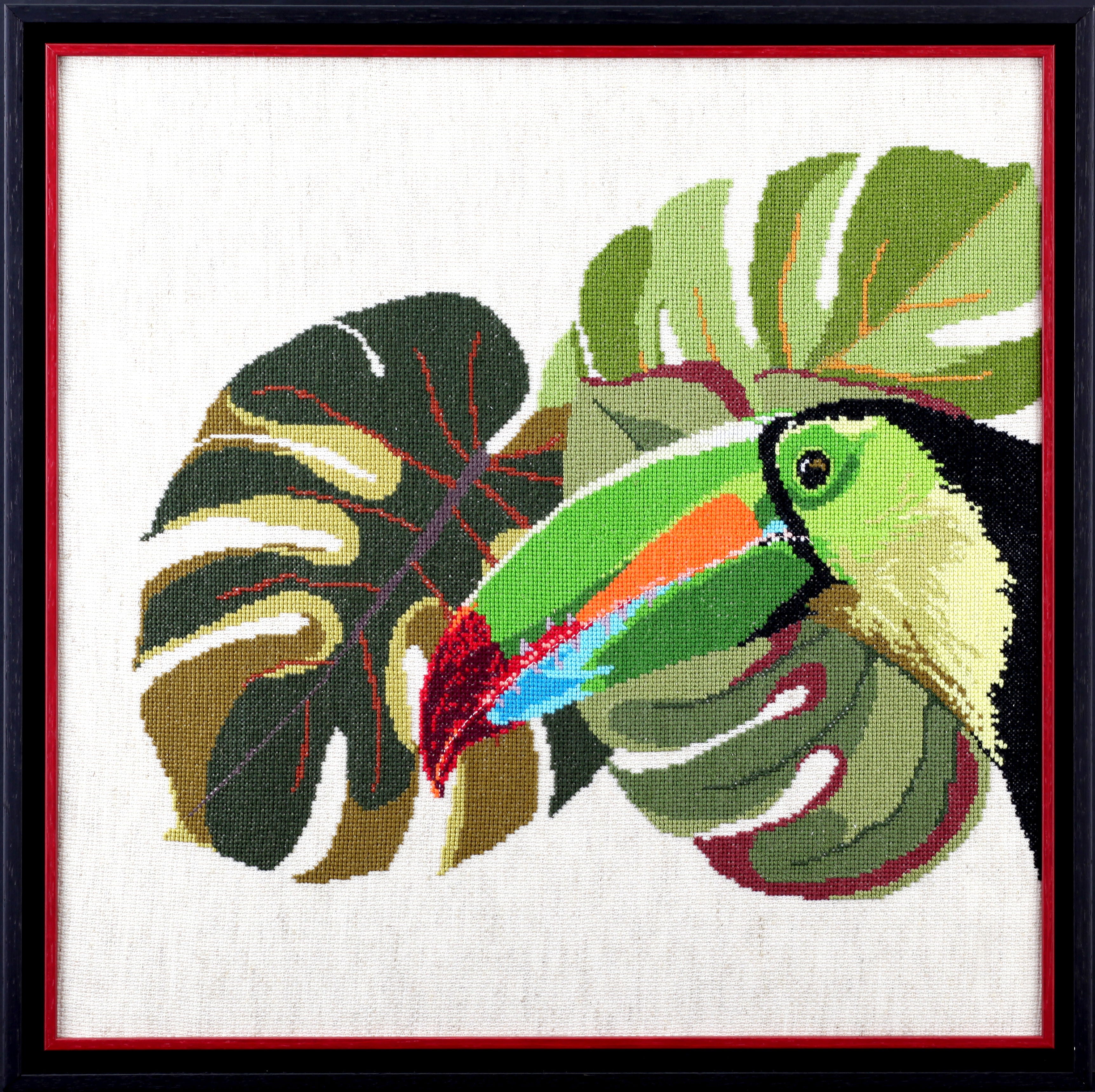 219261 - PAKO 45X45cm TOUCAN COUNTED CROSS STITCH KIT
