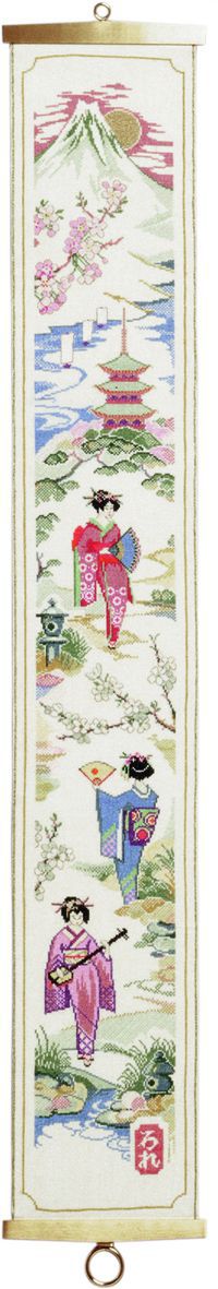 221279 - PAKO 16X122cm JAPANESE DESIGN (Cream 100%  Linen)