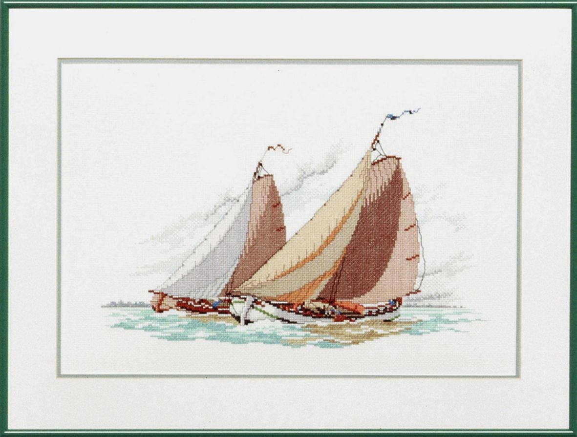 235240 - PAKO 60X45cm SAILING BOATS COUNTED CROSS STITCH KIT