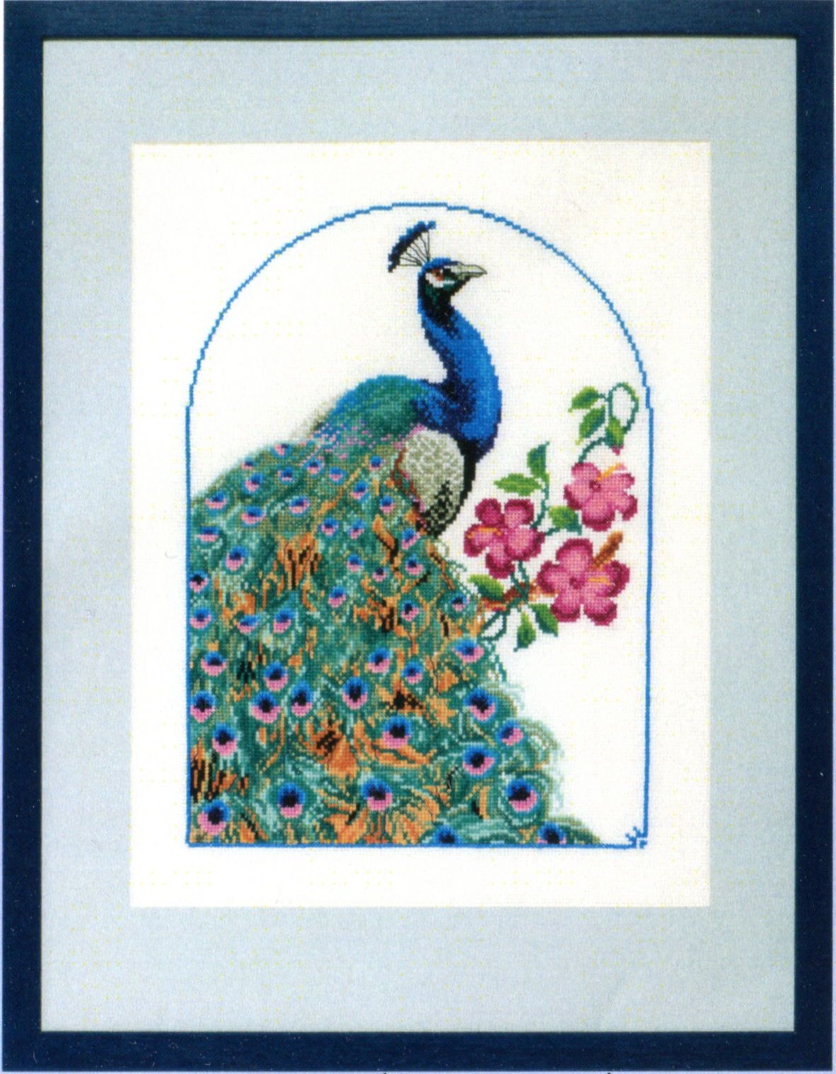237101 - PAKO  41X53cm  PEACOCK COUNTED CROSS STITCH KIT