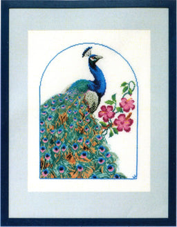 237101 - PAKO  41X53cm  PEACOCK COUNTED CROSS STITCH KIT