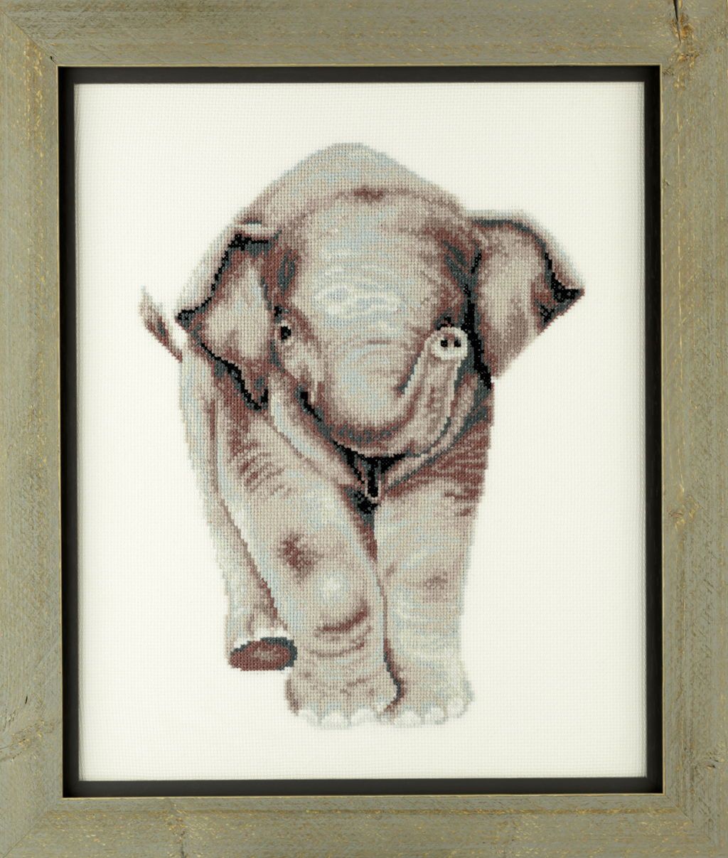 237103 - PAKO 40X47cm BABY ELEPHANT COUNTED CROSS STITCH KIT
