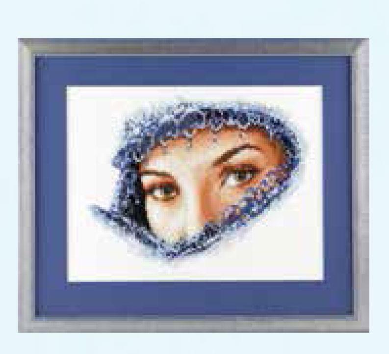 237104 - PAKO 43X36cm LADY COUNTED CROSS STITCH KIT