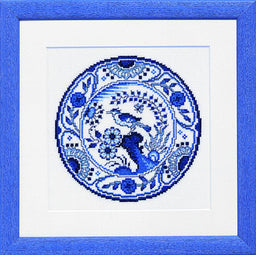 238591 - PAKO 29X29cm BLUE PATTERN COUNTED CROSS STITCH KIT