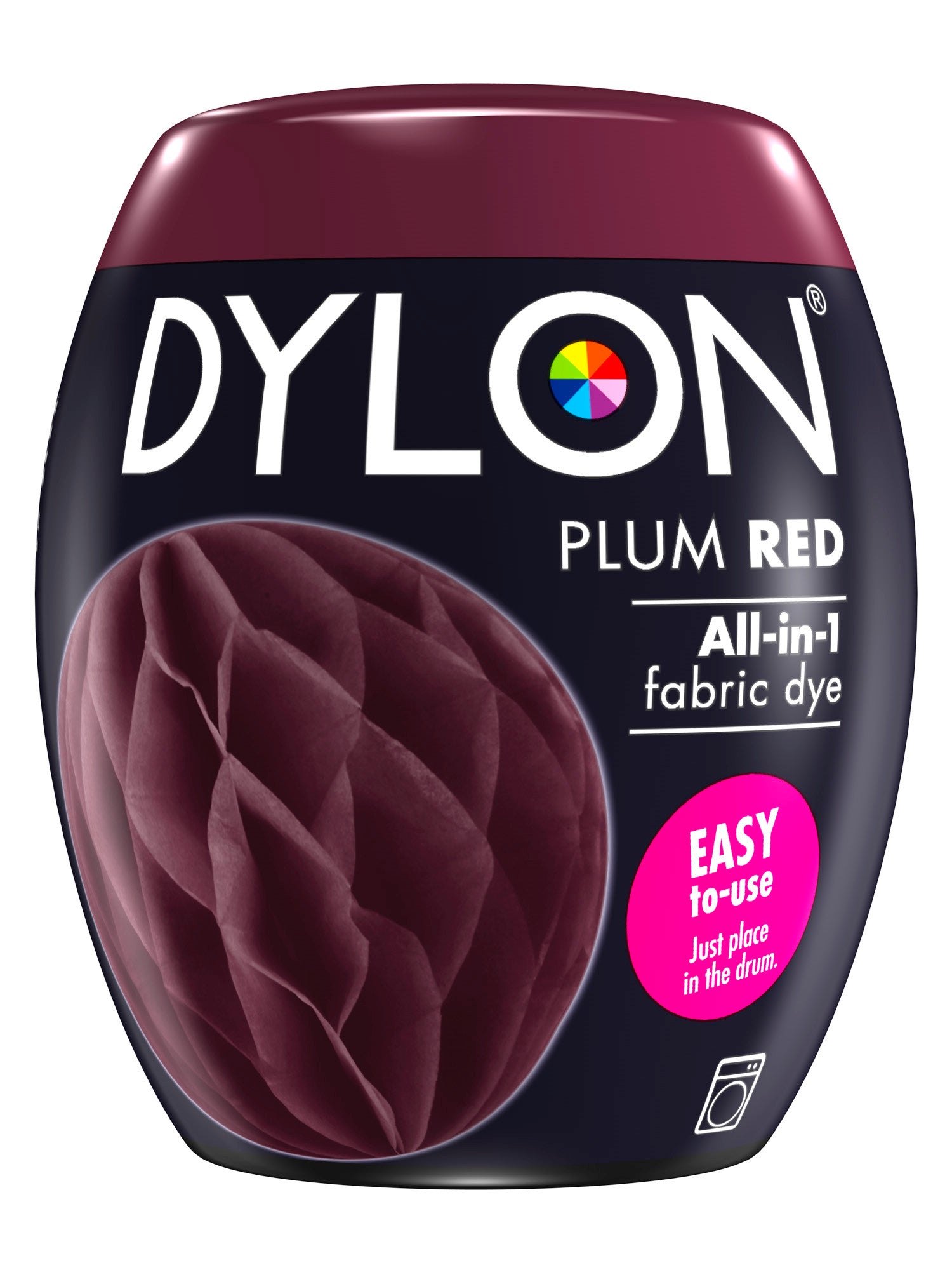 2906108  DYLON MACHINE DYE POD PLUM RED (350G)