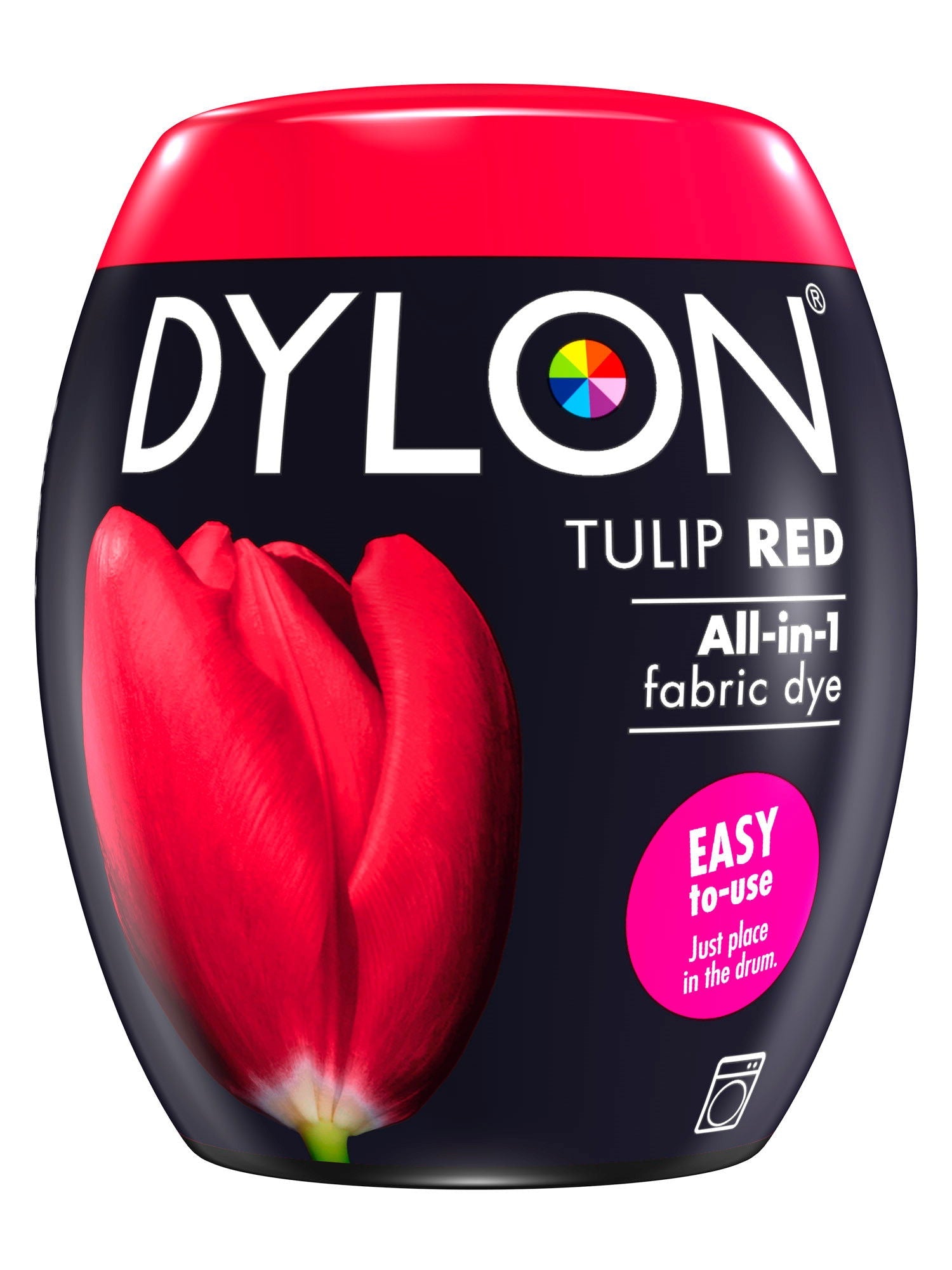 2906343  DYLON MACHINE DYE POD TULIP RED (350G)
