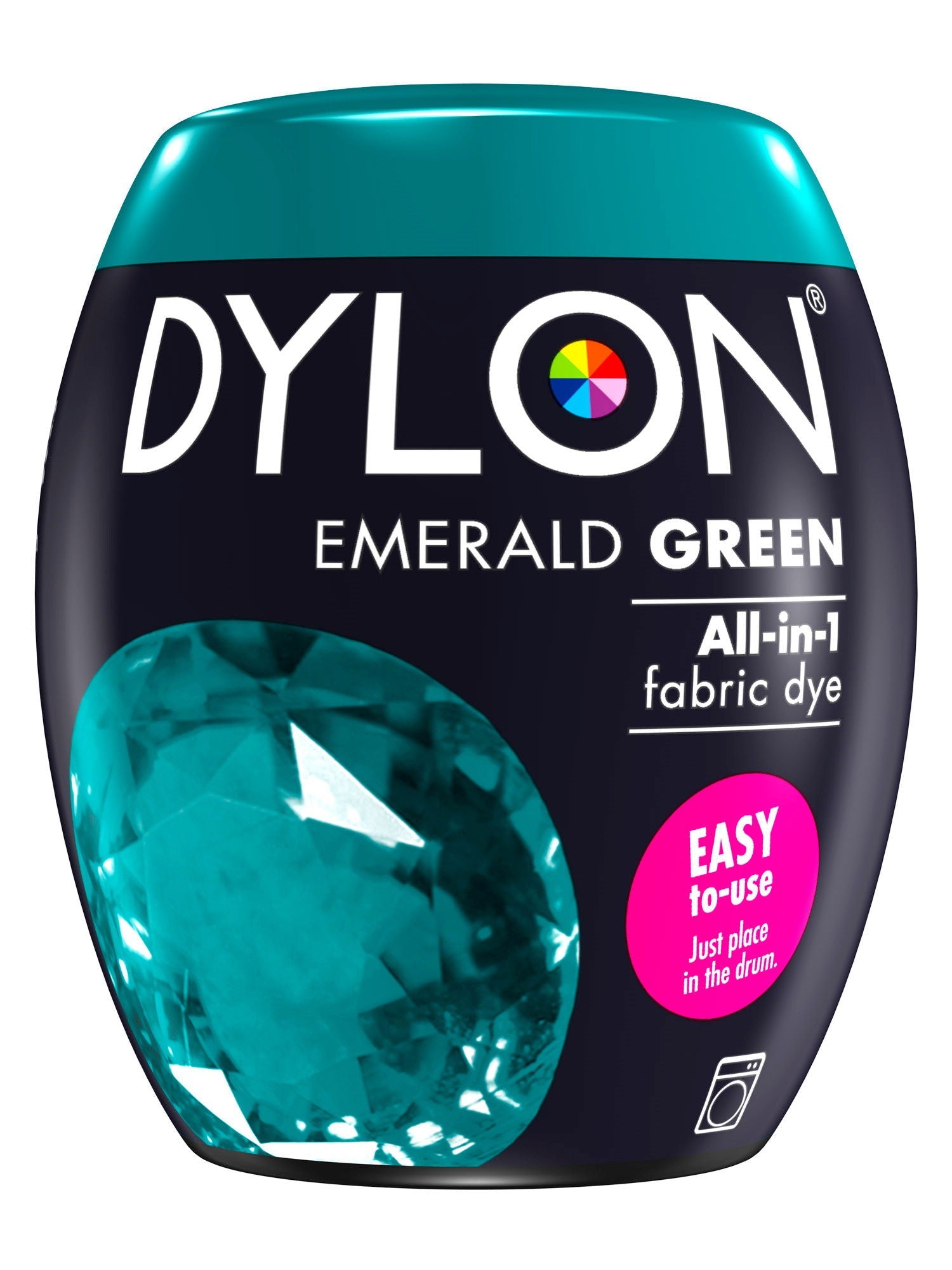 2906937  DYLON MACHINE DYE POD EMERALD GREEN  (350G)