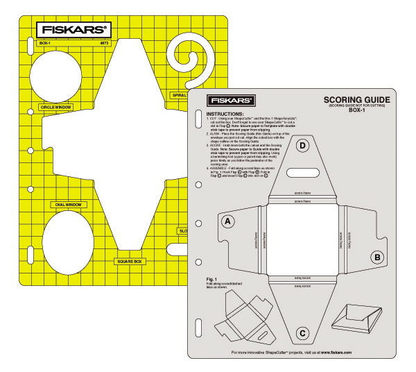 294873  **FISKARS TEMPLATES BOX 1 GIFT BOX