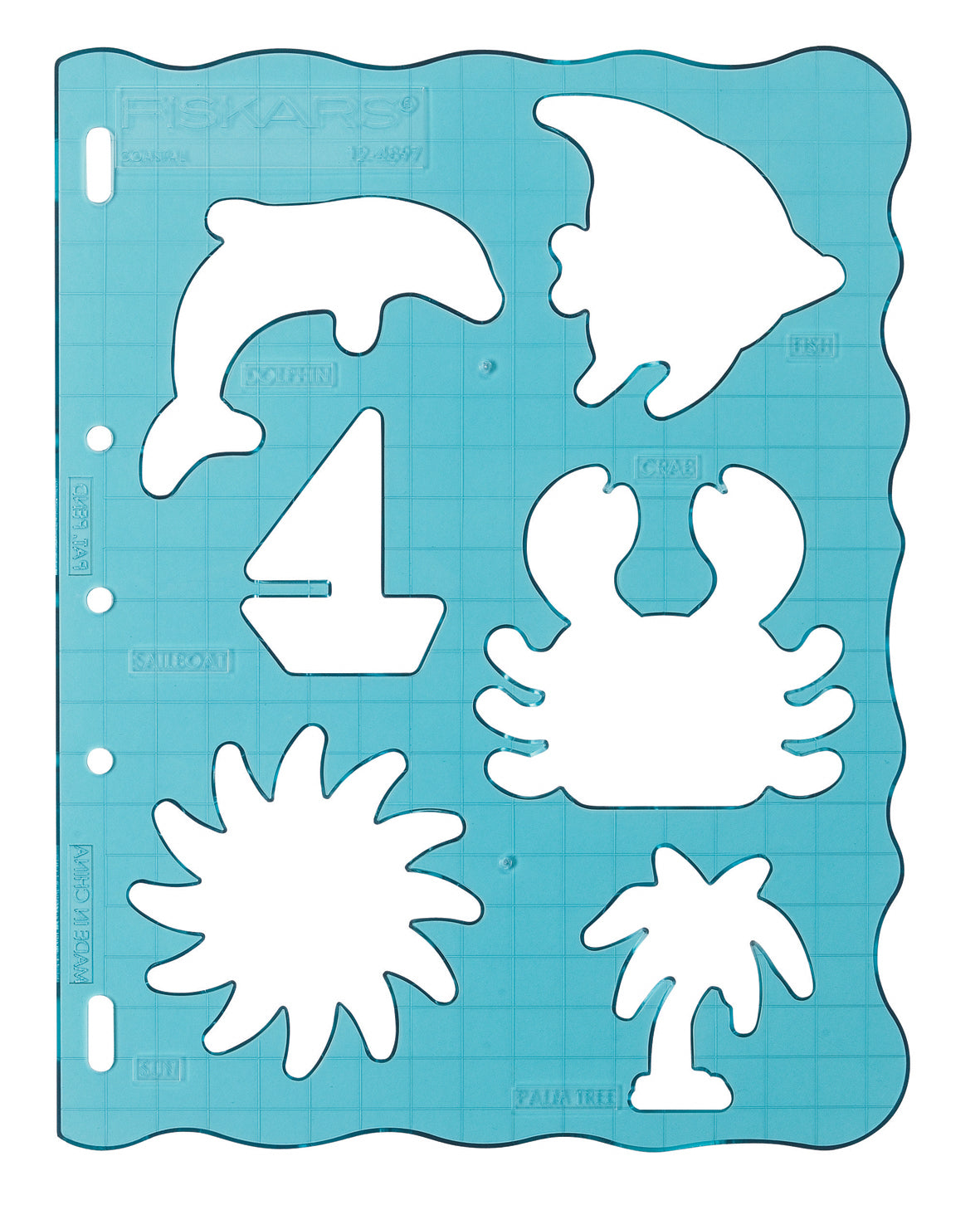 294897  **FISKARS SHAPE TEMPLATES SEASIDE