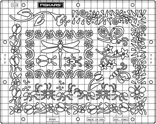 295628 - ***FISKARS SHAPEBOSS STENCILS BUGS