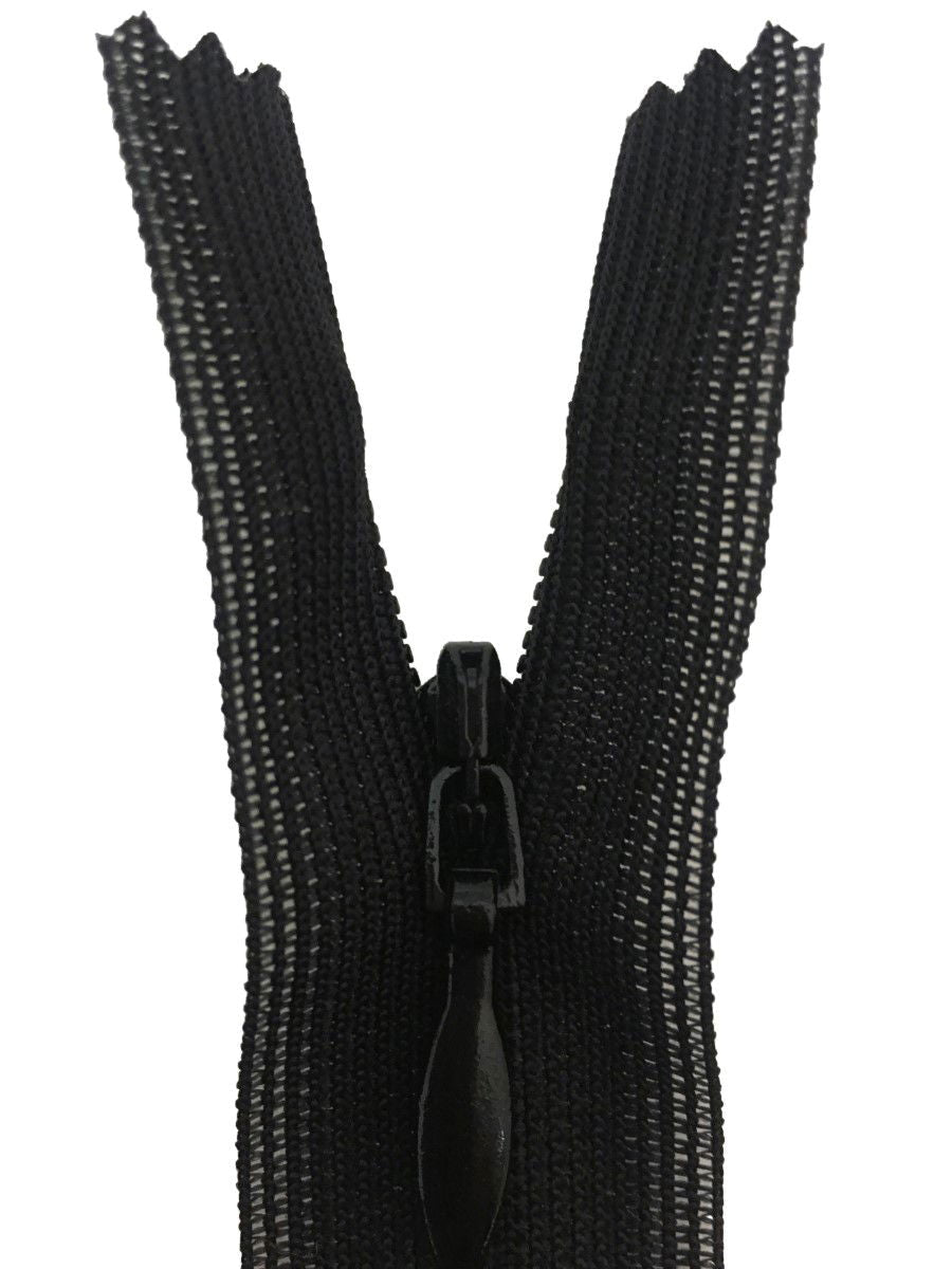 2CC-8-580 - YKK BEULON L/W CONCEAL ZIP 8 inch 20 cm 580 BLACK
