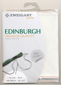 3217-101-PK - EDINBURGH 36 CT LINEN 48x68cm 101 ANTIQUE WHITE