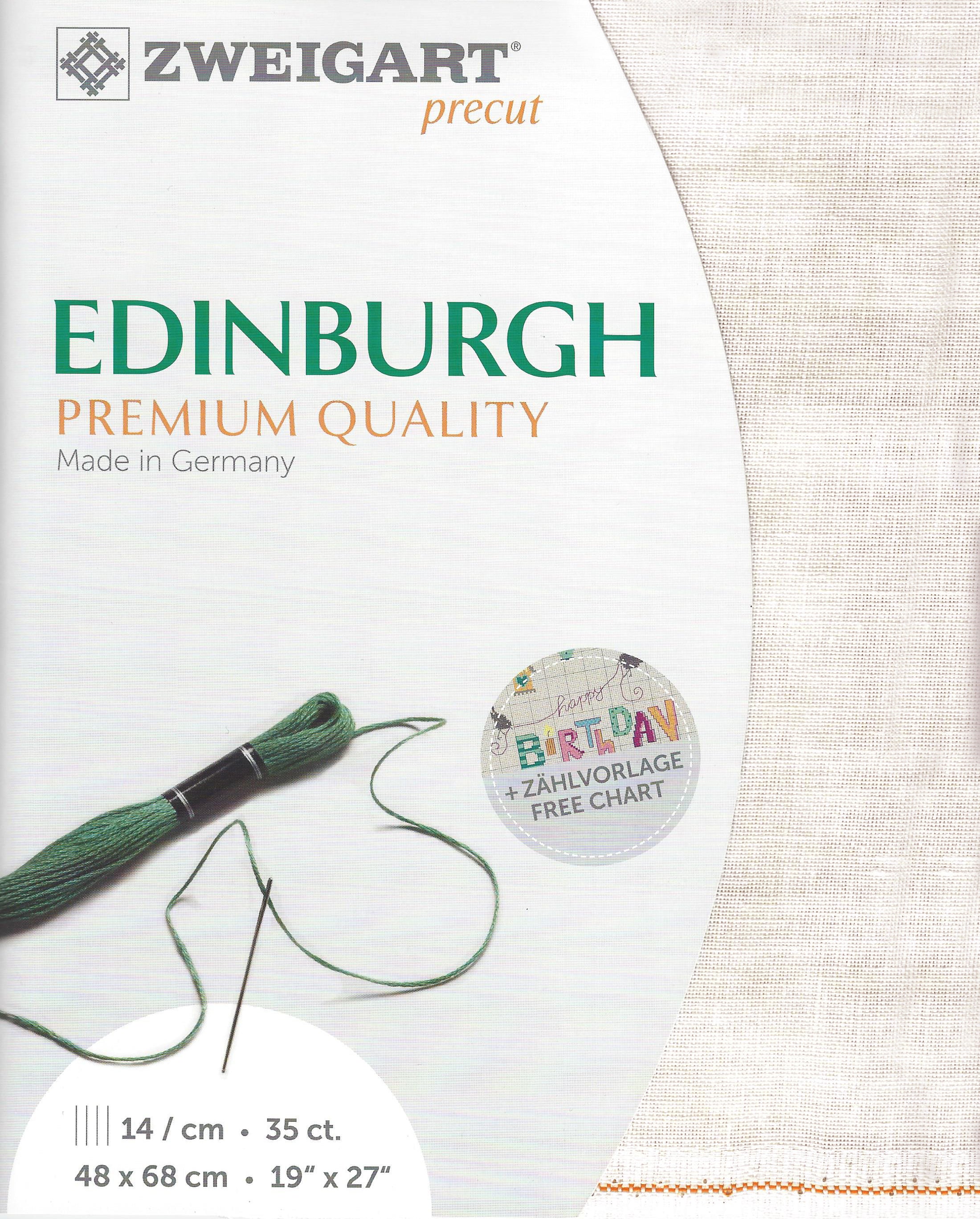 3217-1079-PK - EDINBURGH 36 CT LINEN 48x68cm 1079 VINTAGE LT BEIGE