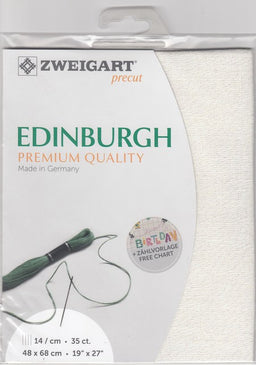 3217-1111-PK - EDINBURGH 36 CT LINEN 48x68cm 1111 IRISE/OPAL