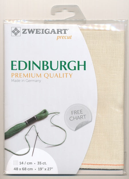 3217-222-PK - EDINBURGH 36 CT LINEN 48x68cm 222 CREAM