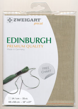 3217-52-PK - EDINBURGH 36 CT LINEN 48x68cm 52 LIGHT NATURAL