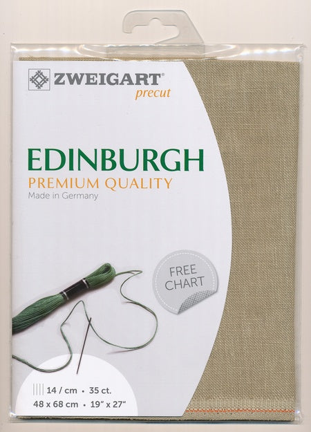 3217-53-PK - EDINBURGH 36 CT LINEN 48x68cm 53 NATURAL