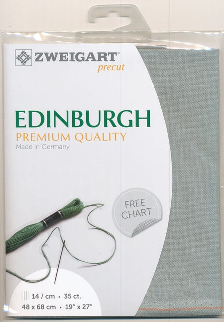 3217-7094-PK - EDINBURGH 36 CT LINEN 48x68cm 7094 DARK GREY