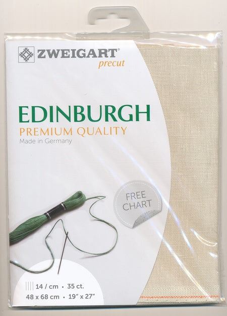 3217-770-PK - EDINBURGH 36 CT LINEN 48x68cm 770 STONE
