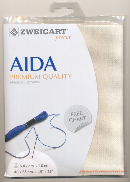 3251-264-PK - COTTON AIDA 16CT 264 CREAM 48 x 53cm