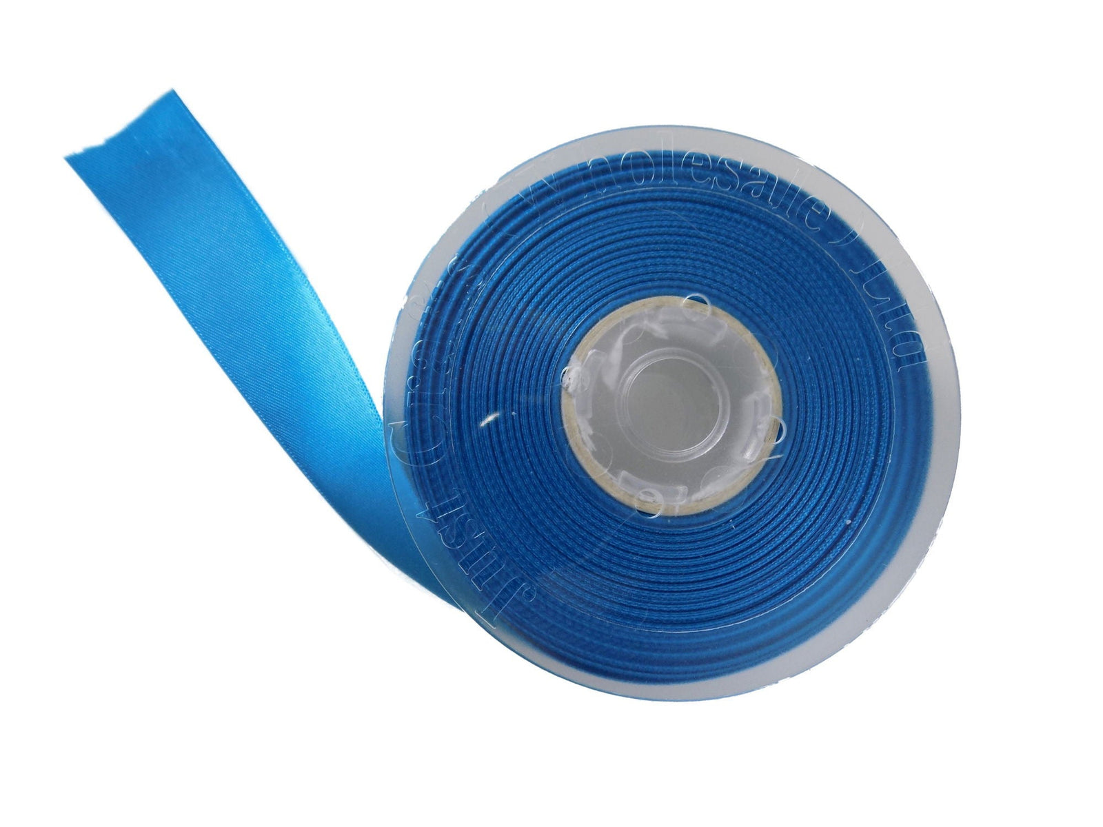 DS10-325 - DOUBLE SATIN RIBBON 10mm 325 VIVID BLUE