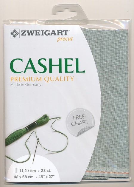 3281-718-PK - CASHEL 100% LINEN 28CT (48x68cm) 718 LT GREY
