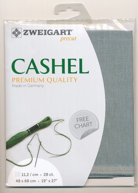 3281-778-PK - CASHEL 100% LINEN 28CT (48x68cm) 705 DARK GREY