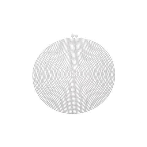 33027 - CLEAR PLASTIC CANVAS CIRCLE 9.5 inches pk12