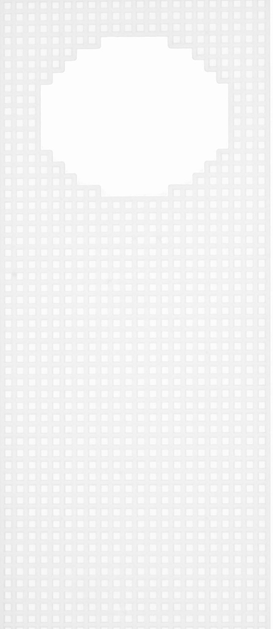 33070 - CLEAR PLASTIC CANVAS DOOR HANGER 9.5 X 3.5 inches