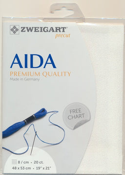 3326-11-PK - COTTON AIDA 20 CT 48X53CM 11 IRISE/OPAL