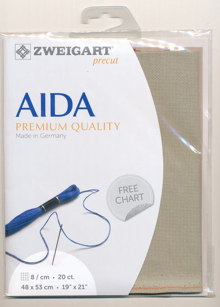 3326-306-PK - COTTON AIDA 20 CT 48X53CM 306 BEIGE