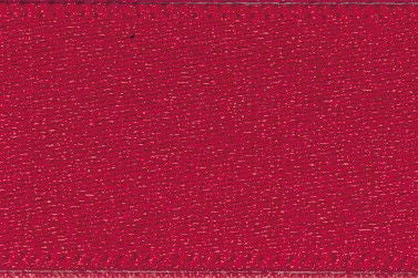 3501-10-908 - BERISFORD DOUB SATIN RIBBON 10mm 908 SCARLET BERRY