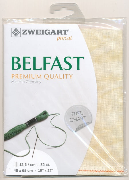 3609-2349-PK - BELFAST 100% LINEN 32 CT (48x68cm) 2349 VINTAGE CREAM