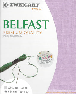 3609-5038-PK - BELFAST 100% LINEN 32 CT (48x68cm) 5038 PURPLE